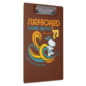Peanuts | Snoopy Surfboard wedstrijd Klembord (Rechts)