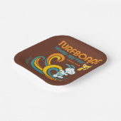 Peanuts | Snoopy Surfboard wedstrijd Papieren Bordje (Gebogen)