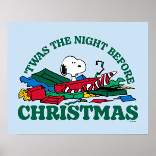 Peanuts   Snoopy 'Twas de nacht voor Kerstmis Poster