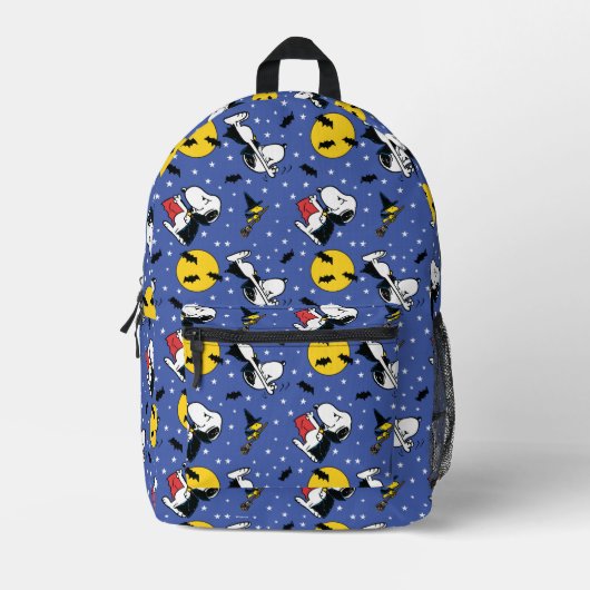 Peanuts | Snoopy Vampire Pattern Bedrukte Rugzak (Voorkant)