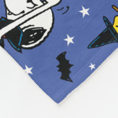 Peanuts | Snoopy Vampire Pattern Fleece Deken (Hoek)