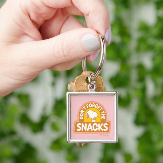 Peanuts | Snoopy Vergeet de Snacks niet Sleutelhanger (Hand)