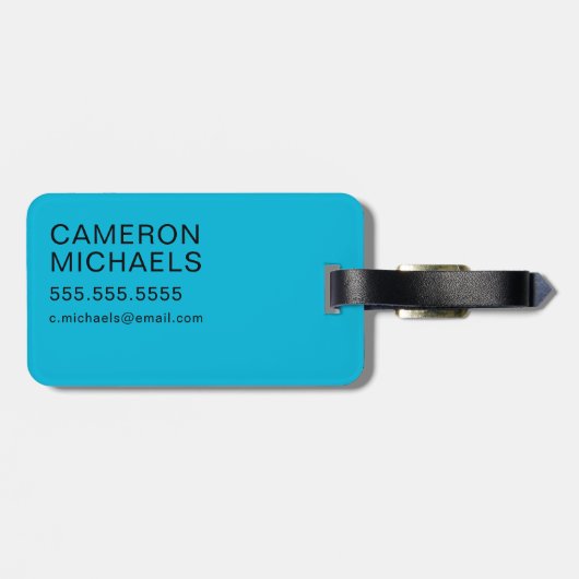 Peanuts | Snoopy vraagt zich af waarom? Bagagelabel (Achterkant horizontaal)