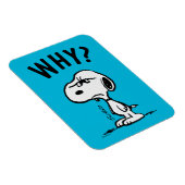 Peanuts | Snoopy vraagt zich af waarom? Magneet (Rechterzijde)