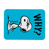 Peanuts | Snoopy vraagt zich af waarom? Magneet (Horizontaal)