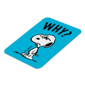 Peanuts | Snoopy vraagt zich af waarom? Magneet (Linkerzijde)