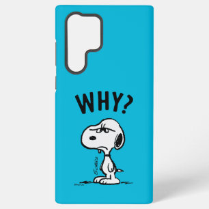 Peanuts Snoopy vraagt zich af waarom? Samsung Galaxy Hoesje
