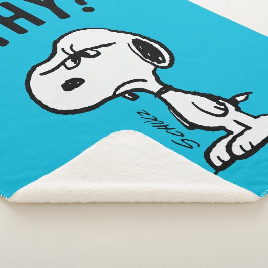 Peanuts | Snoopy vraagt zich af waarom? Sherpa Deken (3/4)