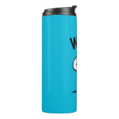 Peanuts | Snoopy vraagt zich af waarom? Thermosbeker (Gedraaid links)