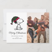 Peanuts | Snoopy Vrolijk kerstfeest Feestdagenkaart (Voorkant)