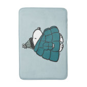 Peanuts | Snoopy Winter Puffer Jas Badmat (Voorkant Verticaal)