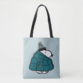 Peanuts | Snoopy Winter Puffer Jas Draagtas (Voorkant)
