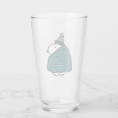 Peanuts | Snoopy Winter Puffer Jas Glas (Achterkant)