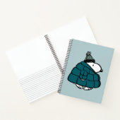 Peanuts | Snoopy Winter Puffer Jas Notitieboek (Binnen)