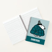 Peanuts | Snoopy Winter Puffer Jas Notitieboek (Binnen)