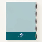 Peanuts | Snoopy Winter Puffer Jas Notitieboek (Achterkant)