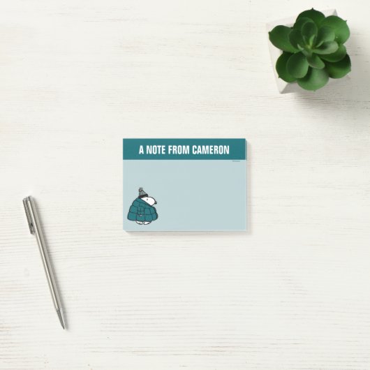 Peanuts | Snoopy Winter Puffer Jas Post-it® Notes (Kantoor)