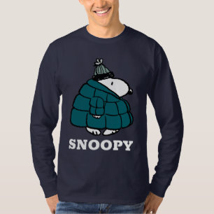 Peanuts Snoopy Winter Puffer Jas T-shirt