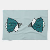 Peanuts | Snoopy Winter Puffer Jas Theedoek (Horizontaal)