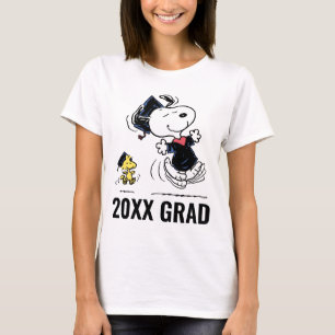 Peanuts Snoopy & Woodstock Afstuderen T-shirt