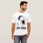 Peanuts | Snoopy & Woodstock Afstuderen T-shirt (Voorkant volledig)