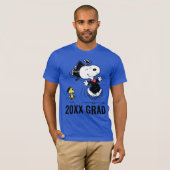 Peanuts | Snoopy & Woodstock Afstuderen T-shirt (Voorkant volledig)