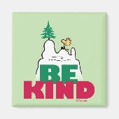 Peanuts | Snoopy & Woodstock Be Kind Magneet (Voorkant)