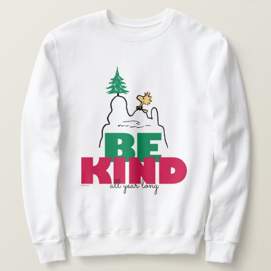 Peanuts | Snoopy & Woodstock Be Kind Trui (Design voorkant)
