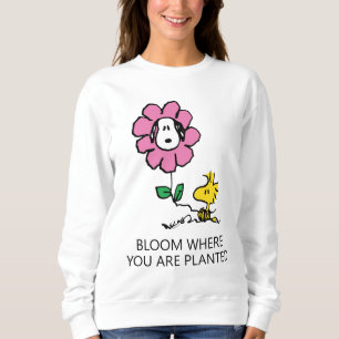 Peanuts Snoopy & Woodstock Bloem Trui