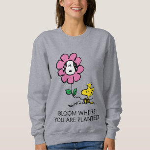 Peanuts Snoopy & Woodstock Bloem Trui