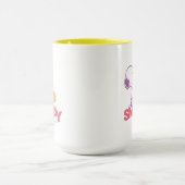 Peanuts | Snoopy & Woodstock Bloemen Mok (Midden)