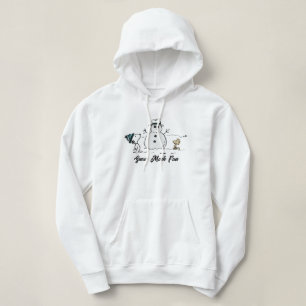 Peanuts Snoopy & Woodstock Bouw een sneeuwpop Hoodie