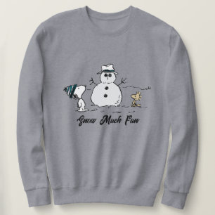 Peanuts Snoopy & Woodstock Bouw een sneeuwpop Trui