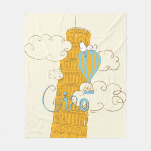 Peanuts Snoopy & Woodstock Ciao Fleece Deken