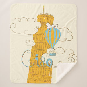 Peanuts Snoopy & Woodstock Ciao Sherpa Deken