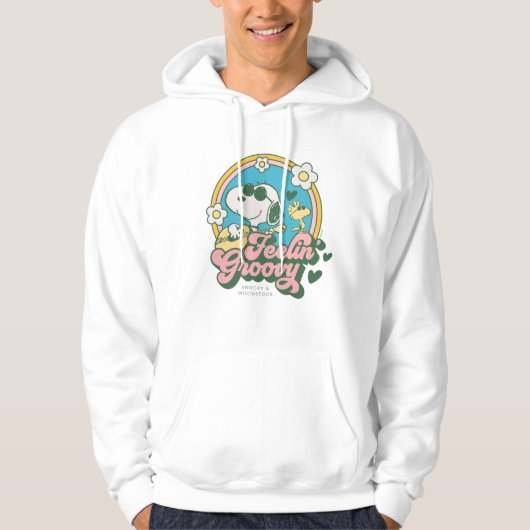 Peanuts | Snoopy & Woodstock Feelin' Groovy Hoodie (Voorkant)