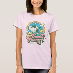 Peanuts   Snoopy & Woodstock Feelin' Groovy T-shirt