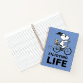Peanuts | Snoopy & Woodstock Fiets Notitieboek (Binnen)