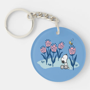 Peanuts   Snoopy & Woodstock Flower Garden Sleutelhanger
