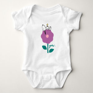 Peanuts Snoopy & Woodstock Flower Whistle Romper