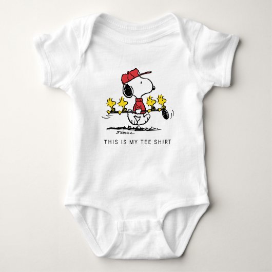 Peanuts | Snoopy, Woodstock & Friends Golf Romper (Voorkant)