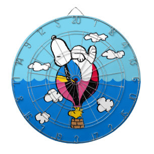 Peanuts   Snoopy & Woodstock heteluchtballon Dartbord