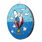 Peanuts | Snoopy & Woodstock heteluchtballon Dartbord (Voorkant Rechts)