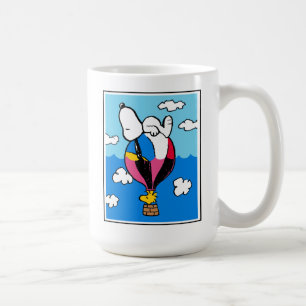 Peanuts Snoopy & Woodstock heteluchtballon Koffiemok