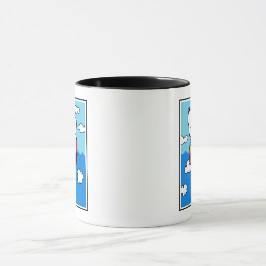 Peanuts | Snoopy & Woodstock heteluchtballon Mok (Midden)