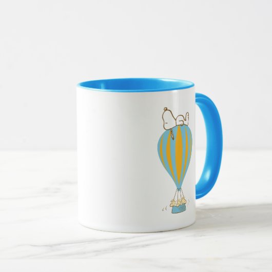 Peanuts | Snoopy & Woodstock heteluchtballon Mok (Voorkant rechts)