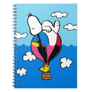 Peanuts Snoopy & Woodstock heteluchtballon Notitieboek