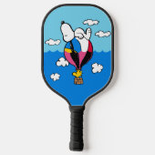 Peanuts | Snoopy & Woodstock heteluchtballon Pickleball Paddle (Achterkant)
