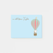 Peanuts | Snoopy & Woodstock heteluchtballon Post-it® Notes (Voorkant)