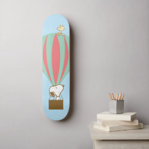 Peanuts   Snoopy & Woodstock heteluchtballon Skateboard